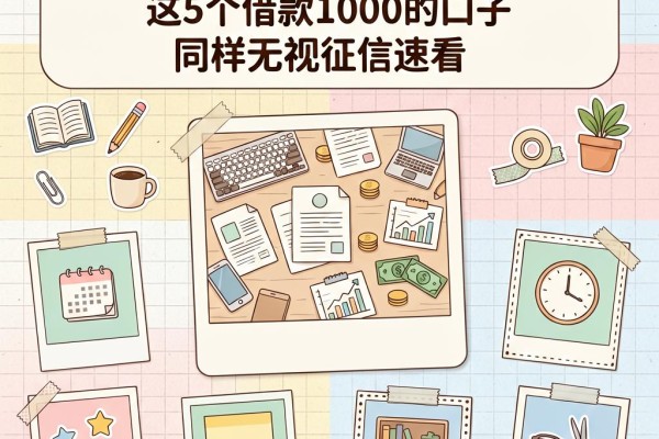手拿身份证就能贷2000不看征信！这5个借款1000的口子同样无视征信速看