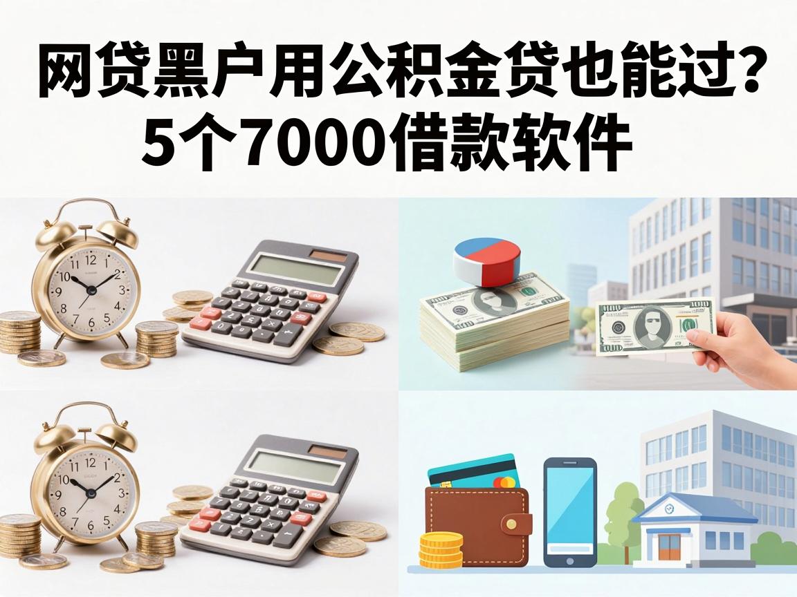 网贷黑户用公积金贷款也能过？这5个7000借款软件下款超顺畅