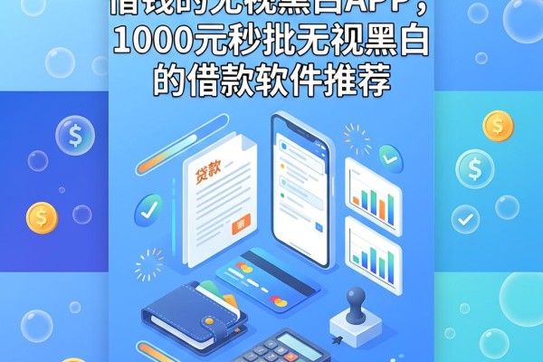黑白通吃！借钱的无视黑白APP，1000元秒批无视黑白的借款软件推荐