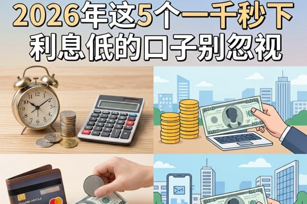 秒批到账!2026年这5个一千秒下利息低的口子别忽视,短期周转速领