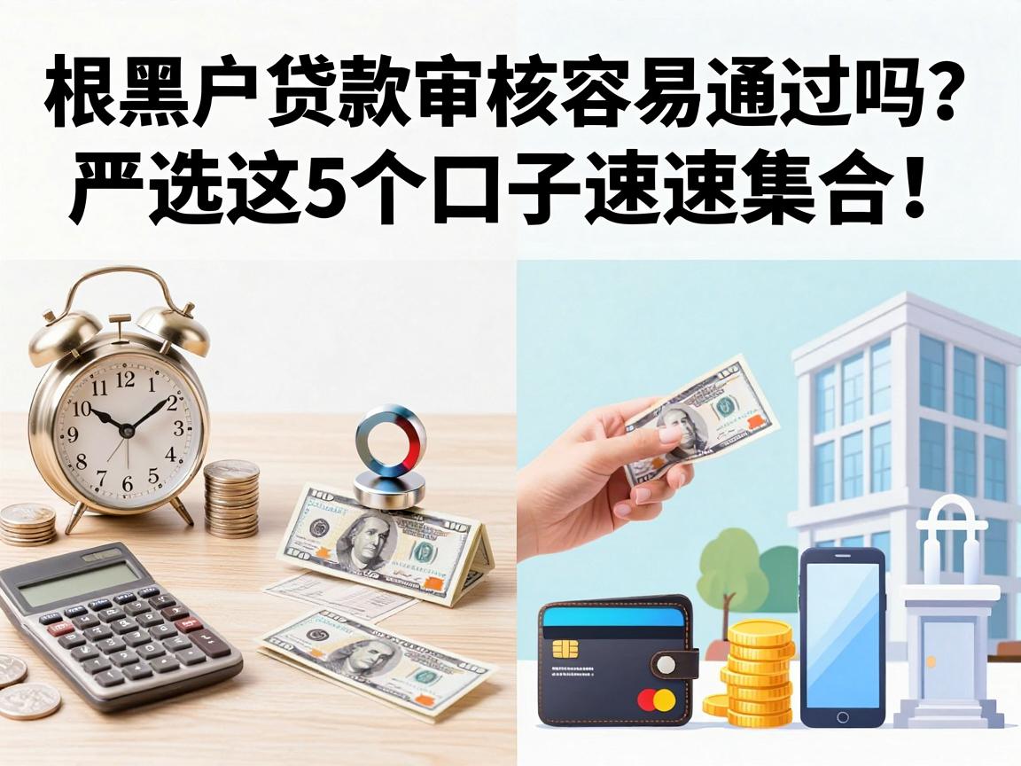 黑户贷款审核容易通过吗？严选这5个口子速速集合！