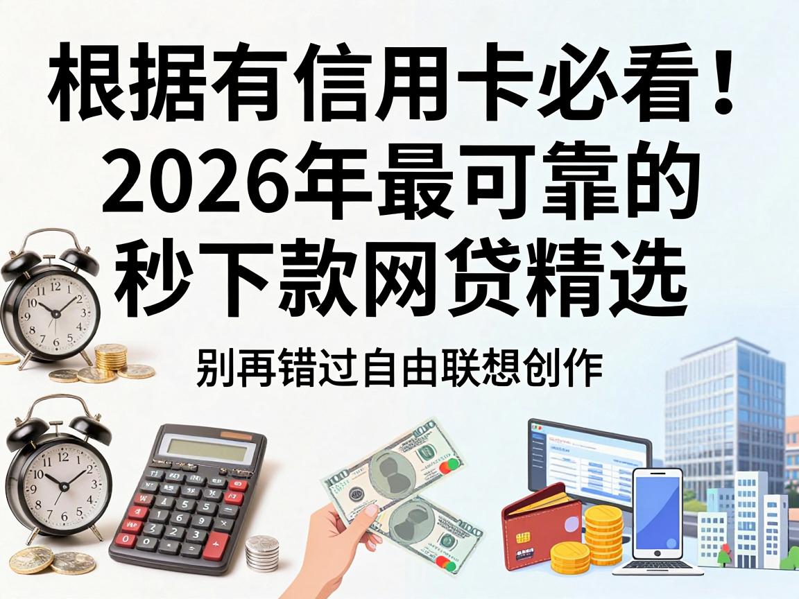 有信用卡必看！2026年最可靠的秒下款网贷精选，别再错过