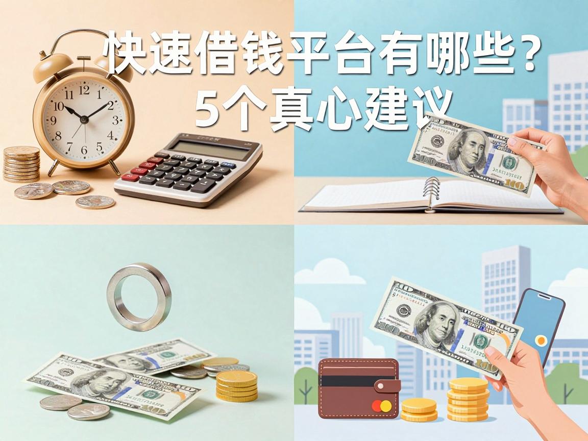 手机上快速借钱平台有哪些?5个真心建议+2000元借款无视查询的APP推荐