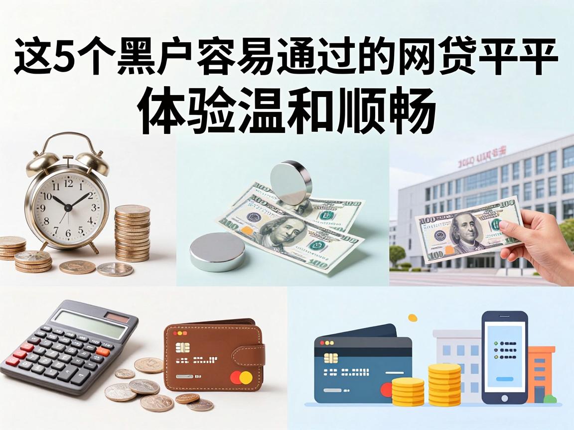 黑户必看!这5个黑户容易通过的网贷平台体验温和顺畅,1000元借款秒过