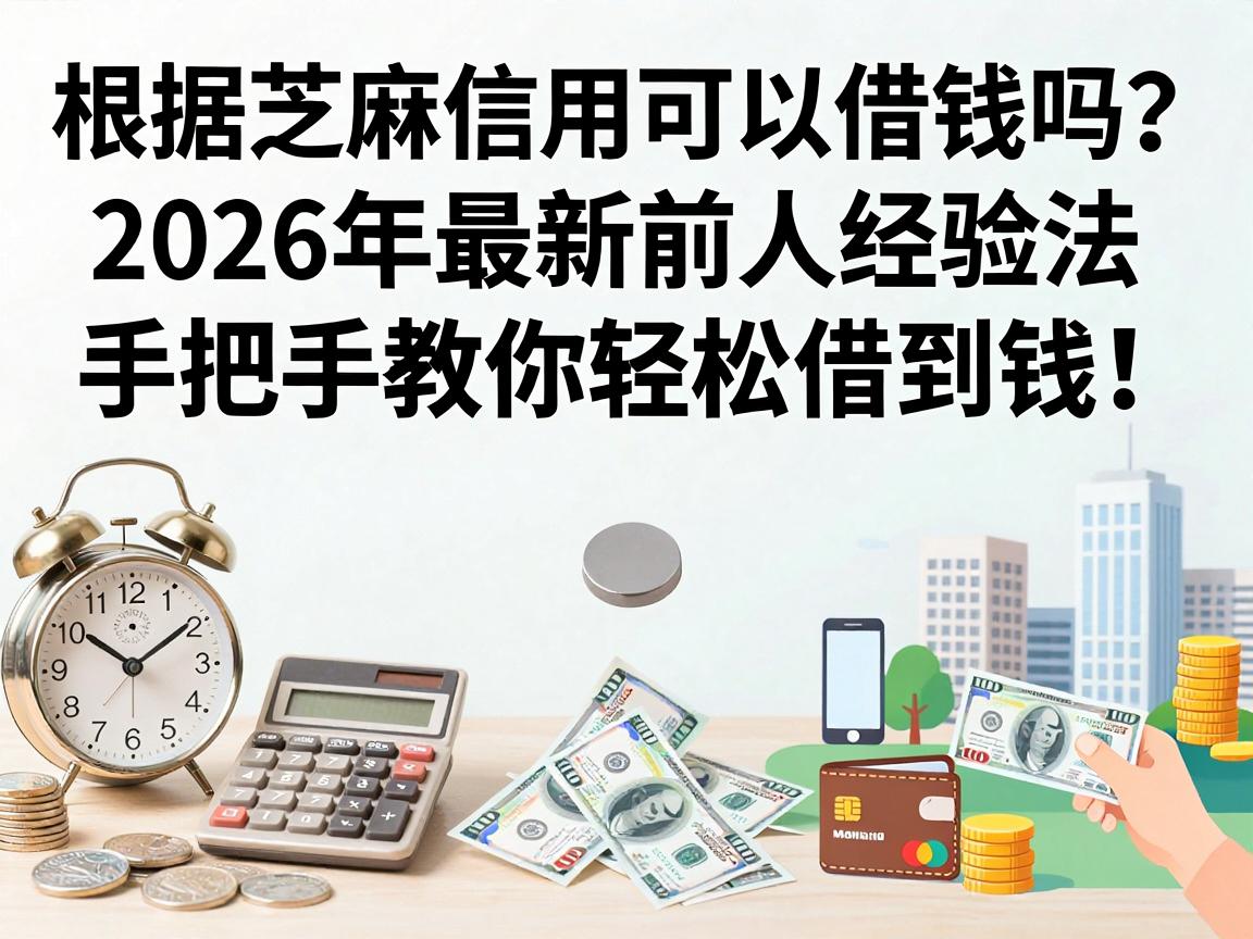 芝麻信用可以借钱吗？2026年最新前人经验法，手把手教你轻松借到钱！