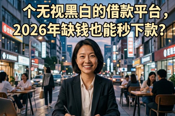 急需用钱别慌！盘点5个无视黑白的借款平台，2026年缺钱也能秒下款