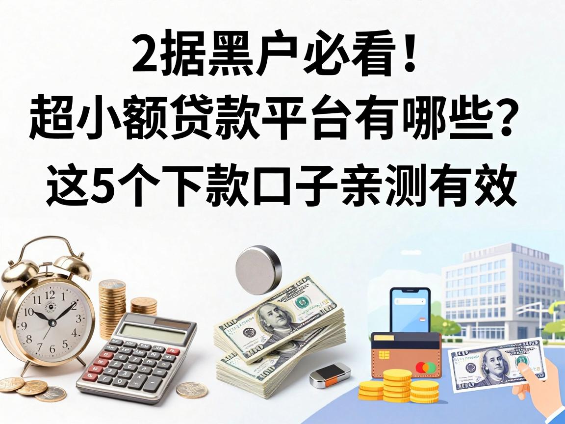 黑户必看！2026年超小额贷款平台有哪些？这5个下款口子亲测有效