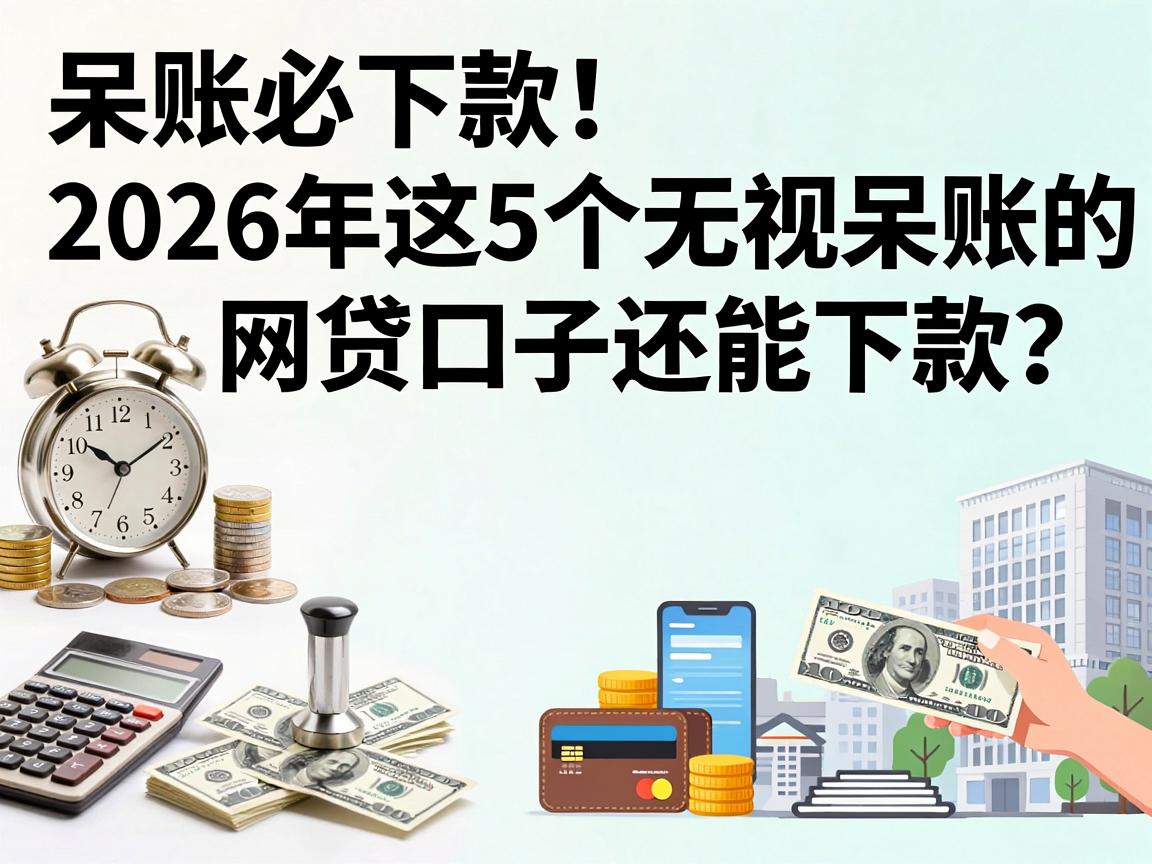 呆账必下款！2026年这5个无视呆账的网贷口子还能下款，借款超友好