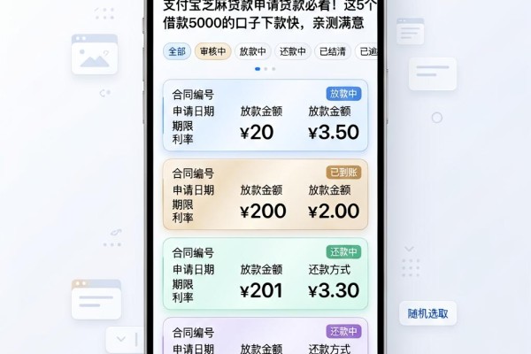 支付宝芝麻贷款申请贷款必看！这5个借款5000的口子下款快，亲测满意