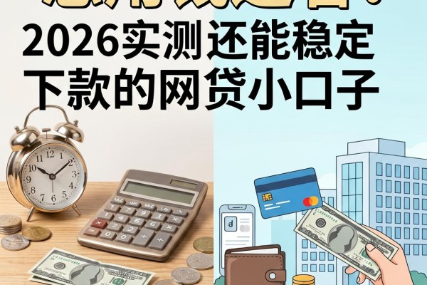 急用钱速看！2026实测还能稳定下款的网贷小口子，附5个微信渠道