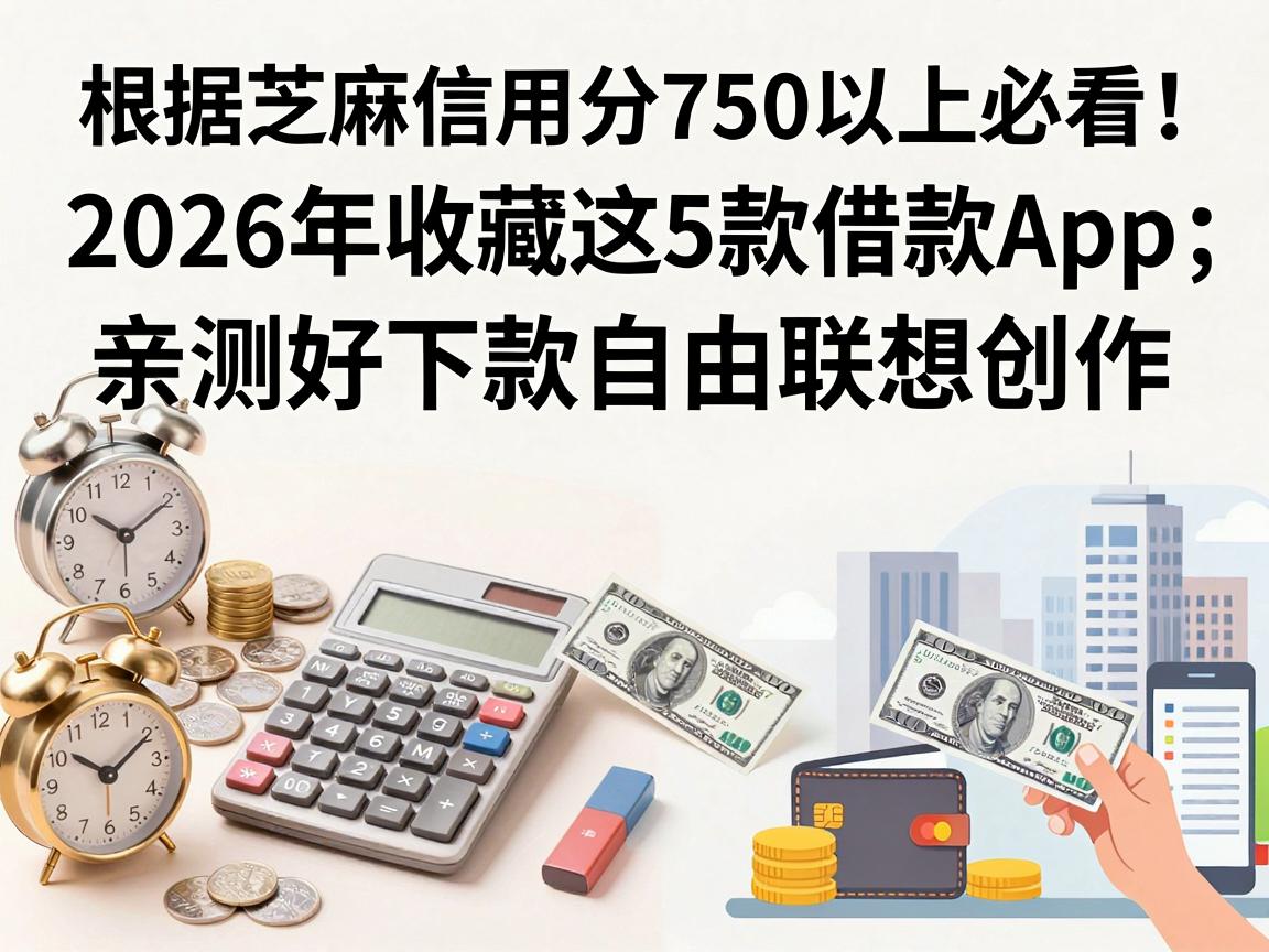 芝麻信用分750以上必看！2026年收藏这5款借款App，亲测好下款