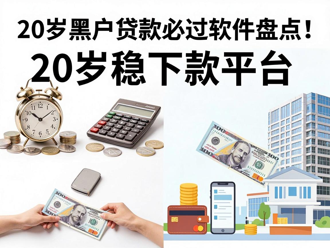 20岁黑户贷款必过软件盘点!这几家20岁稳下款平台,应急用钱适配度超高