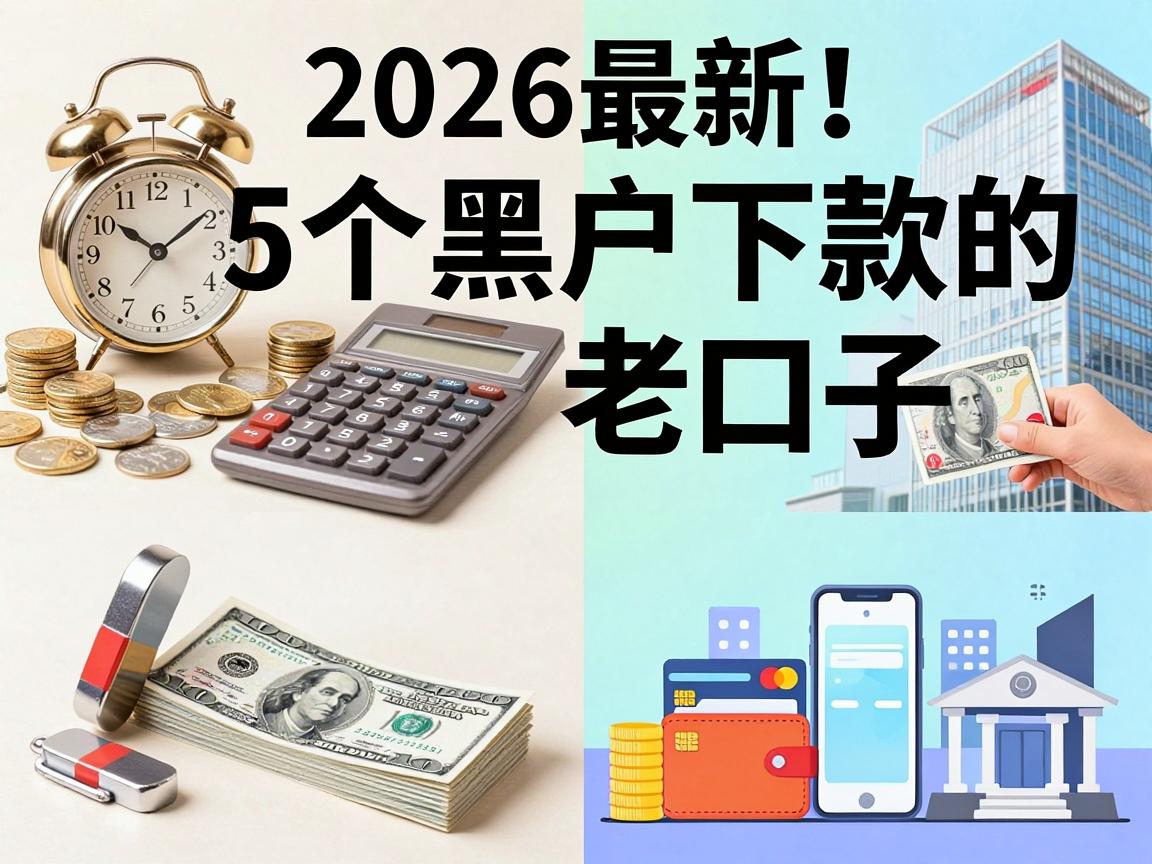 2026最新!这5个黑户下款的网贷老口子,亲测有效速看