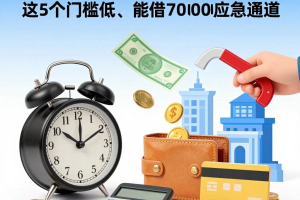 支付宝内借钱口子不看征信!这5个门槛低、能借7000的应急通道,缺钱速看