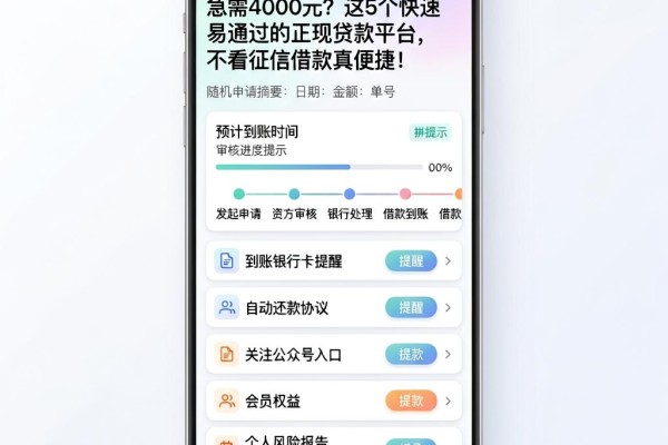 急需4000元？这5个快速易通过的正规贷款平台，不看征信借款真便捷！