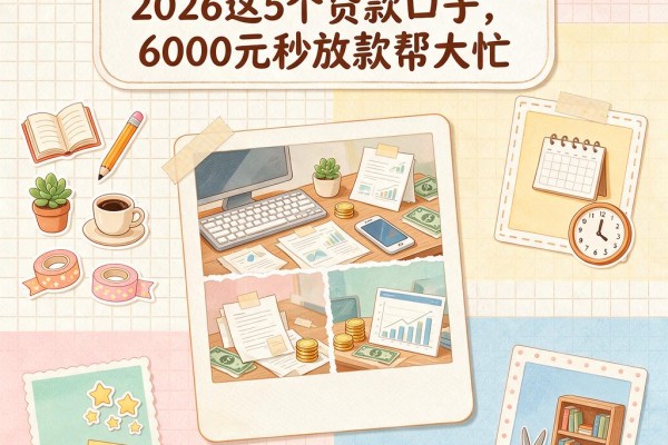 56岁急用钱别慌！2026这5个贷款口子，6000元秒放款帮大忙