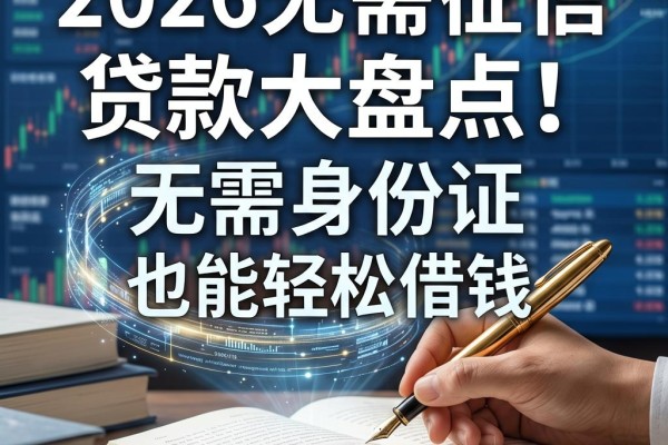 2026无需征信的贷款大盘点!无需身份证也能轻松借钱