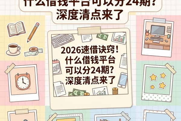 2026速借诀窍!什么借钱平台可以分24期?深度清点来了