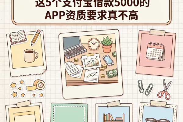 支付宝有啥贷款平台人人1000?这5个支付宝借款5000的APP资质要求真不高