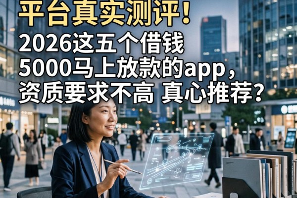 不看资质的大额贷款平台真实测评!2026这五个借钱5000马上放款的app,资质要求不高真心推荐