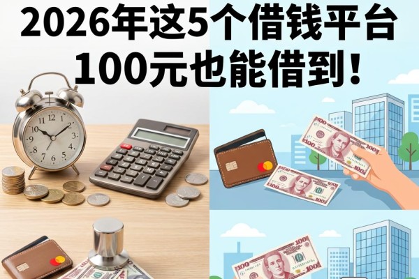 白户必看!2026年这5个借钱平台100元也能借到,真实放款口子深度测评