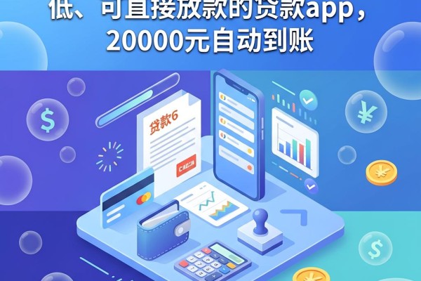 2026年必看!5个资质要求低、可直接放款的贷款app,20000元自动到账