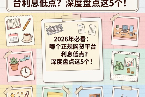 2026年必看:哪个正规网贷平台利息低点?深度盘点这5个!