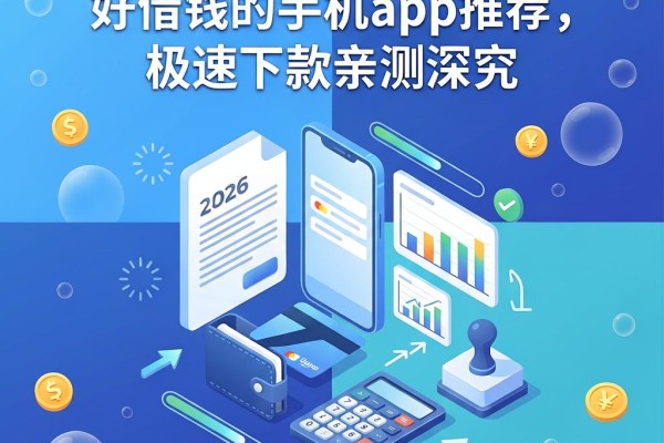 2026年必试！好借钱的手机app推荐，极速下款亲测深究