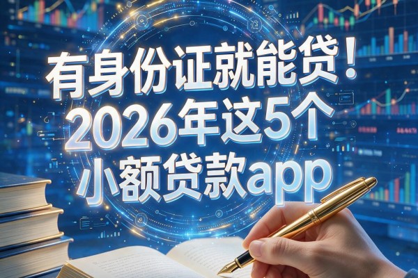 有身份证就能贷!2026年这5个小额贷款app,1000元微信放款今日必码