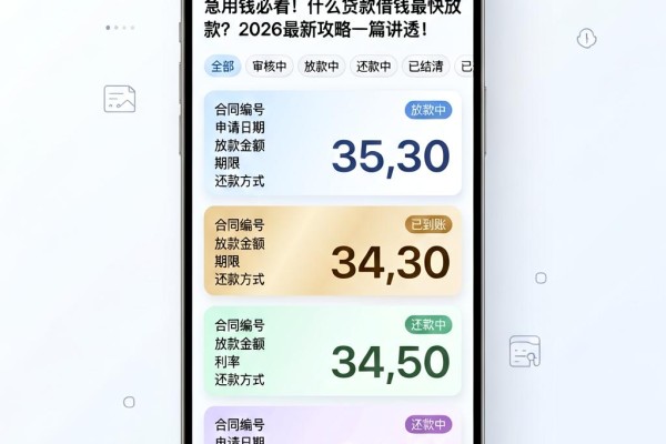 急用钱必看！什么贷款借钱最快放款？2026最新攻略一篇讲透！