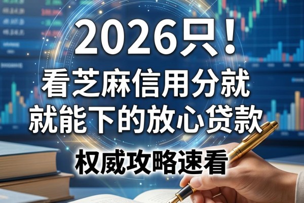 黑户专属！2026只看芝麻信用分就能下的放心贷款，权威攻略速看