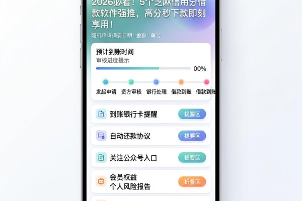 2026必看!5个芝麻信用分借款软件强推,高分秒下款即刻享用