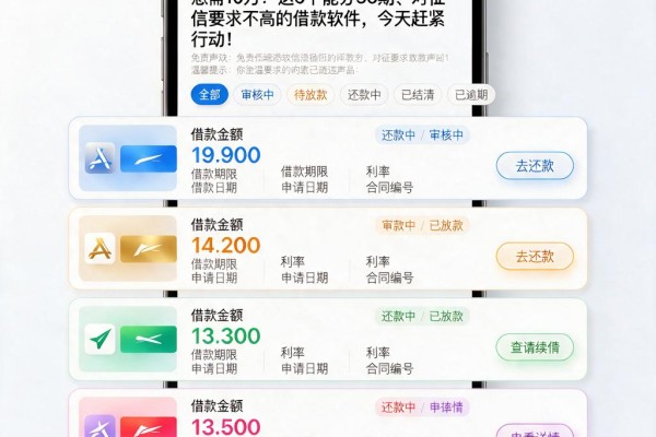 急需10万?这5个能分36期、对征信要求不高的借款软件,今天赶紧行动!