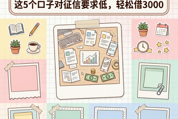 黑户也能下款的小额网贷平台盘点！这5个口子对征信要求低，轻松借3000