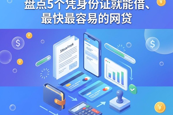 人人3000元秒到账！盘点5个凭身份证就能借、最快最容易的网贷