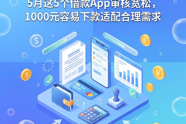 手机不电审的小贷速批攻略：5月这5个借款App审核宽松，1000元容易下款适配合理需求
