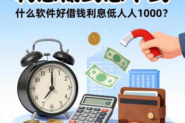 利息低到想不到！什么软件好借钱利息低人人1000？这5个亲测靠谱秒下3000