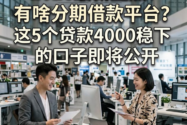 2026最新盘点:有啥分期借款平台?这5个贷款4000稳下的口子即将公开