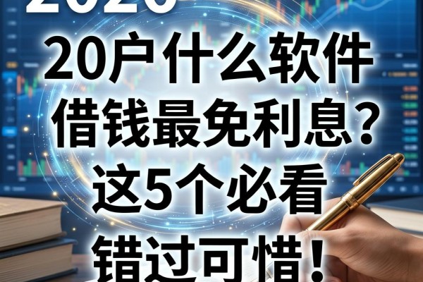黑户什么软件借钱免利息?2026最新盘点这5个必看,错过可惜!