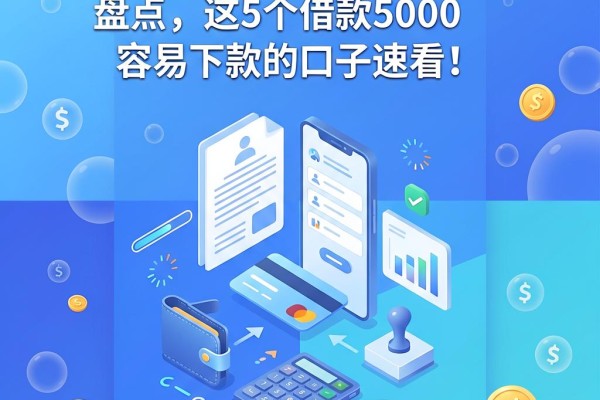 秒下款!网贷必下口子深度盘点,这5个借款5000容易下款的口子速看