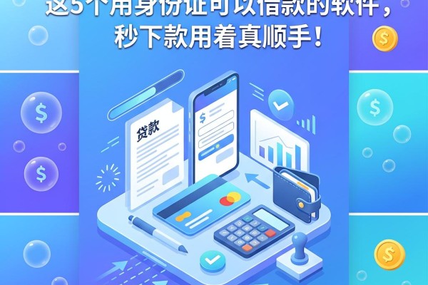 2026年必看:这5个用身份证可以借款的软件,秒下款用着真顺手!