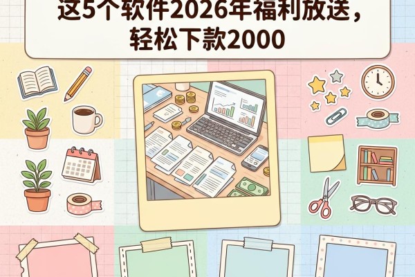 有网贷记录还能申请信用贷吗?这5个软件2026年福利放送,轻松下款2000