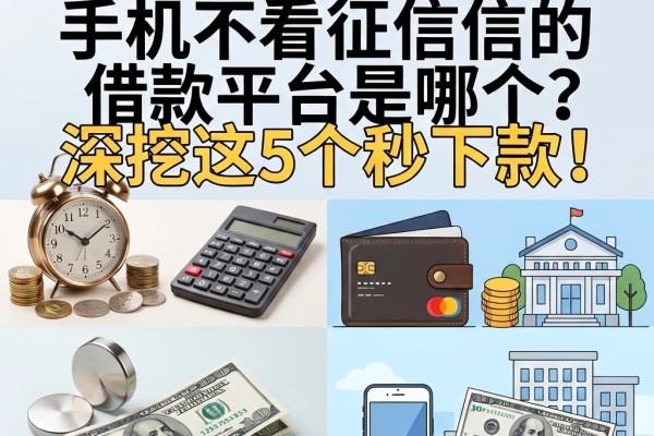 2026最新揭秘!手机不看征信的借款平台是哪个?深挖这5个秒下款!
