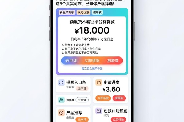 大额度网贷不看征信的正规平台有哪些?这5个真实可靠,已帮你严格筛选!