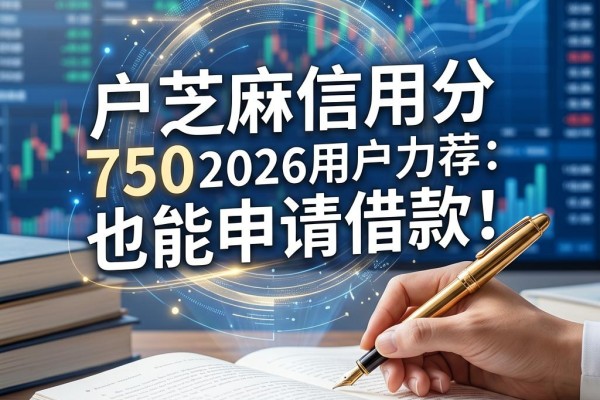 黑户芝麻信用分750也能申请借款！2026用户力荐：这5个口子最高可借3000