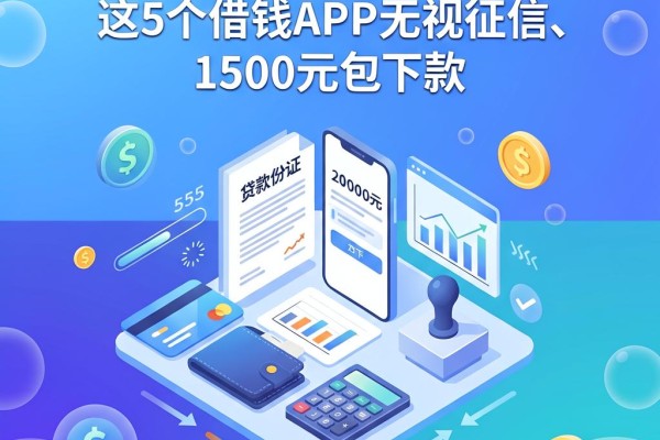 凭身份证秒贷20000元,这5个借钱APP无视征信、1500元包下款