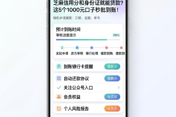 芝麻信用分和身份证就能贷款？这5个1000元口子秒批到账！
