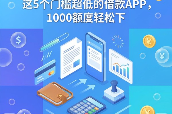 急需3000额度贷款?这5个门槛超低的借款APP,1000额度轻松下