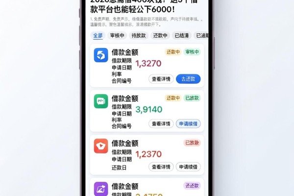 2026急需借400块钱?这5个借款平台也能轻松下6000!