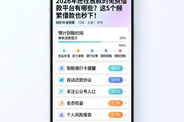 2026年还在放款的免费借款平台有哪些？这5个频繁借款也秒下！
